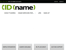 Tablet Screenshot of cidname.com